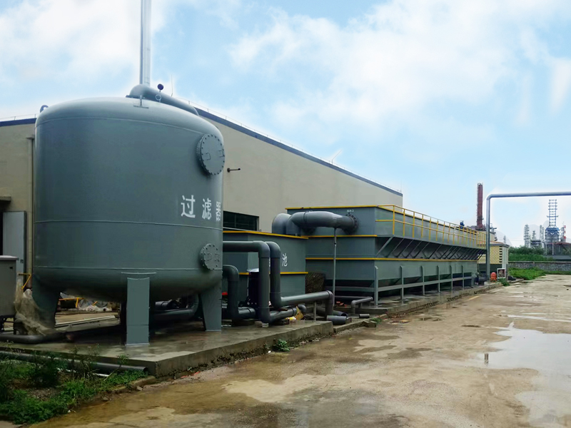 養殖污水處理沉淀池+消毒+過濾工程案例