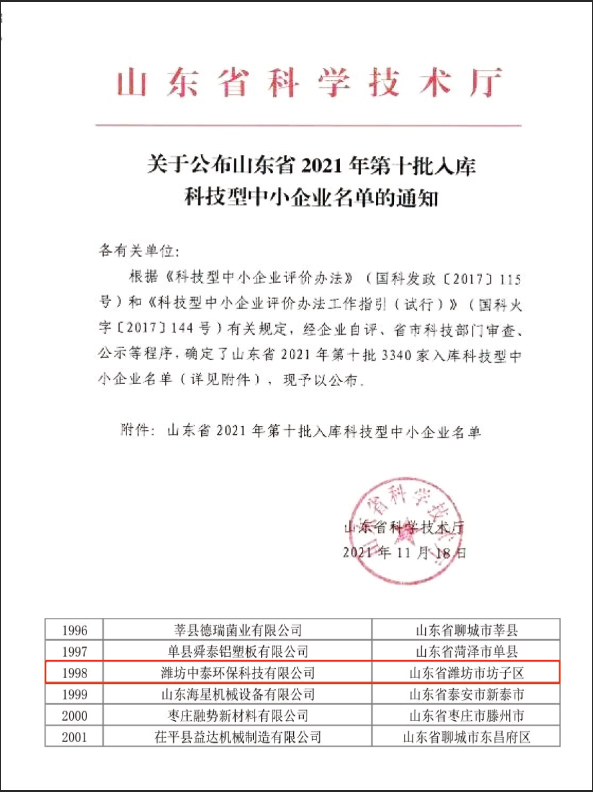 科技型中小企業